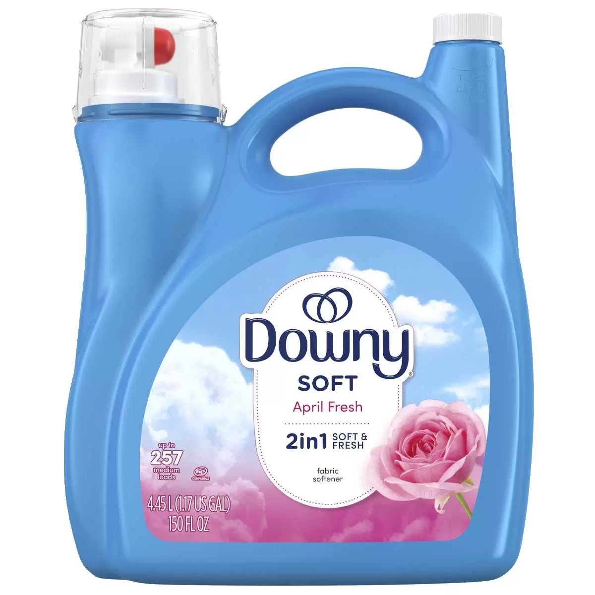 Downy Ultra Concentrated April Fresh Fabric Softener 4.45L Long Lasting Freshnes