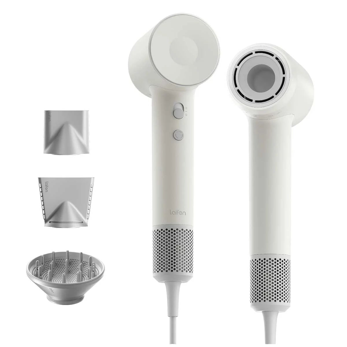 Laifen SE 2 High Speed Hair Dryer White W/ 10 Settings 108000 RPM Ionic 1400W
