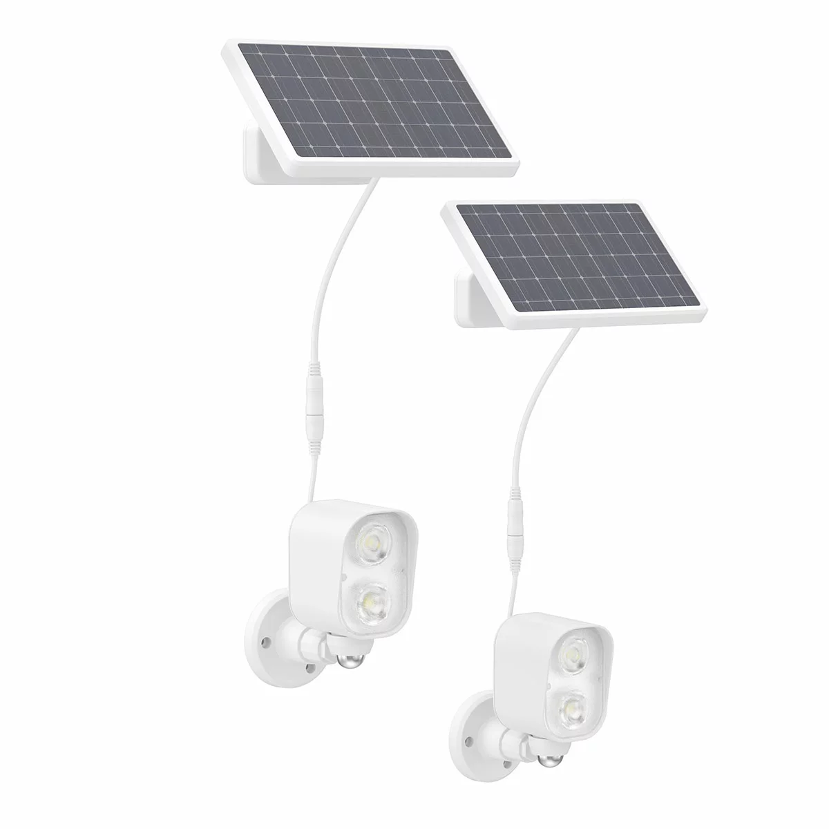 Infinity X1 Solar Security Lights 2 Pack Outdoor Motion Activated LED