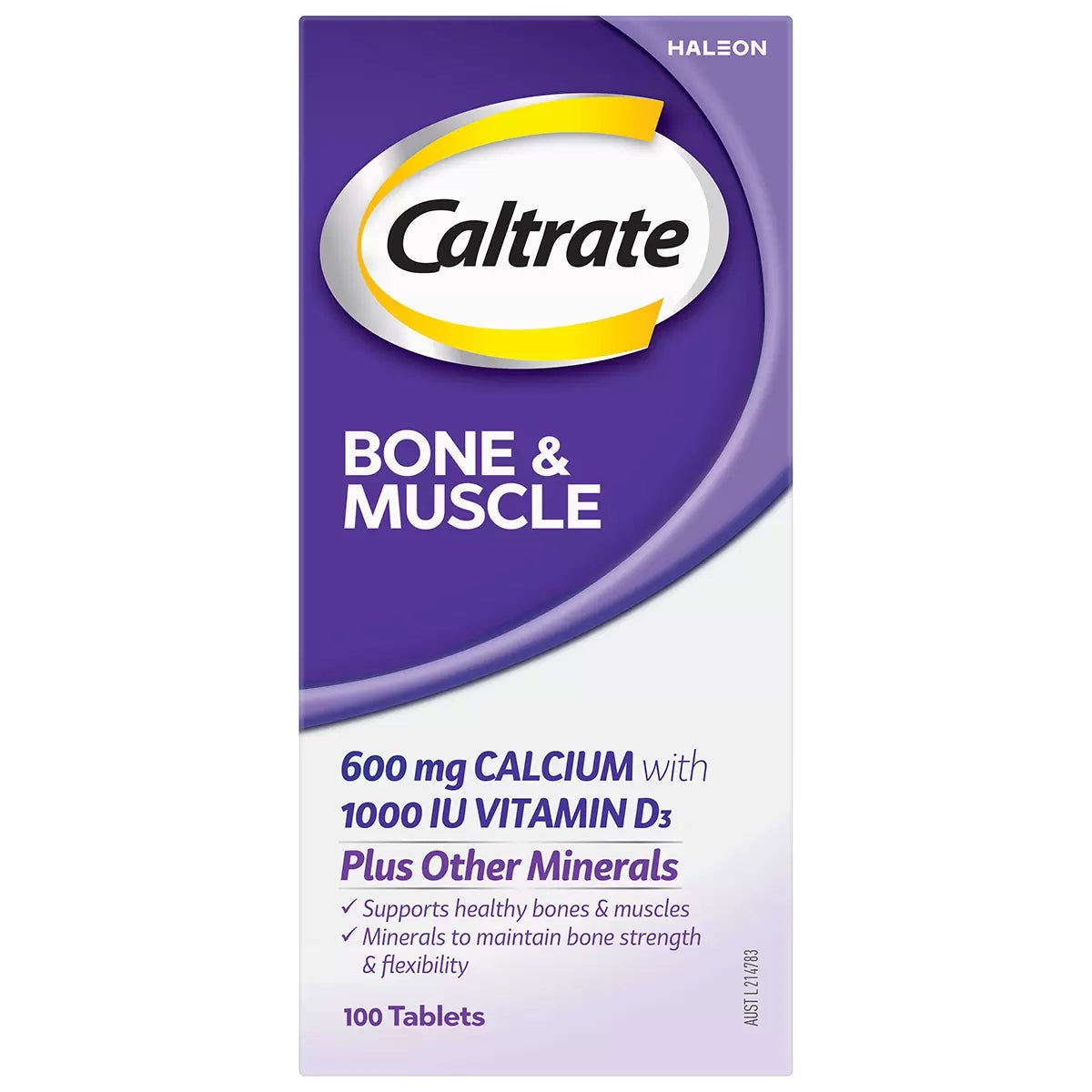 Caltrate Bone & Muscle 300 Tablets Calcium Magnesium Zinc Vitamin D Bone Support