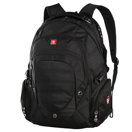 SWISSWIN SW9275I Laptop Backpack 38L Fits 17" Laptop Multi Compartment Black