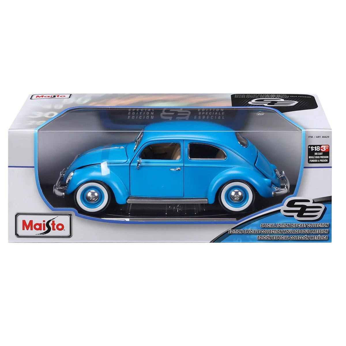 Maisto 1:18 1955 Volkswagen Käfer Beetle Diecast Model Car VW Bug