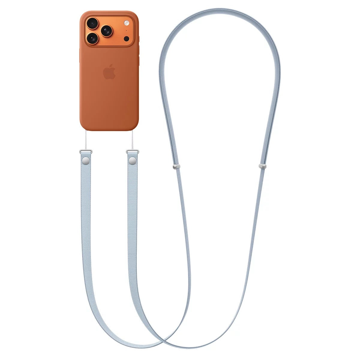 Apple Crossbody Strap Light Blue for iPhone 17 Pro Max Pro Air MagSafe
