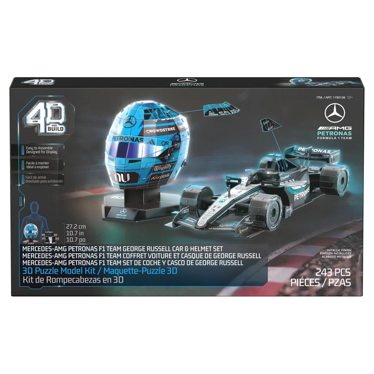 4D Build Mercedes AMG Petronas F1 W15 3D Puzzle Model Kit Official