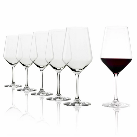 Stolzle Crystal Wine Glasses 635ml Set of 8 Dishwasher Safe Glassware