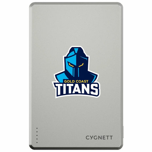 Cygnett NRL Gold Coast Titans Magnetic Power Bank 5000mAh 20W USB-C