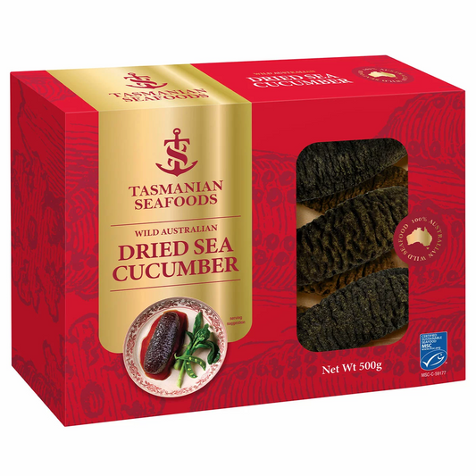 Tasmanian Seafoods Dried Sea Cucumber 500g– Premium Wild Australian Sea Cucumber