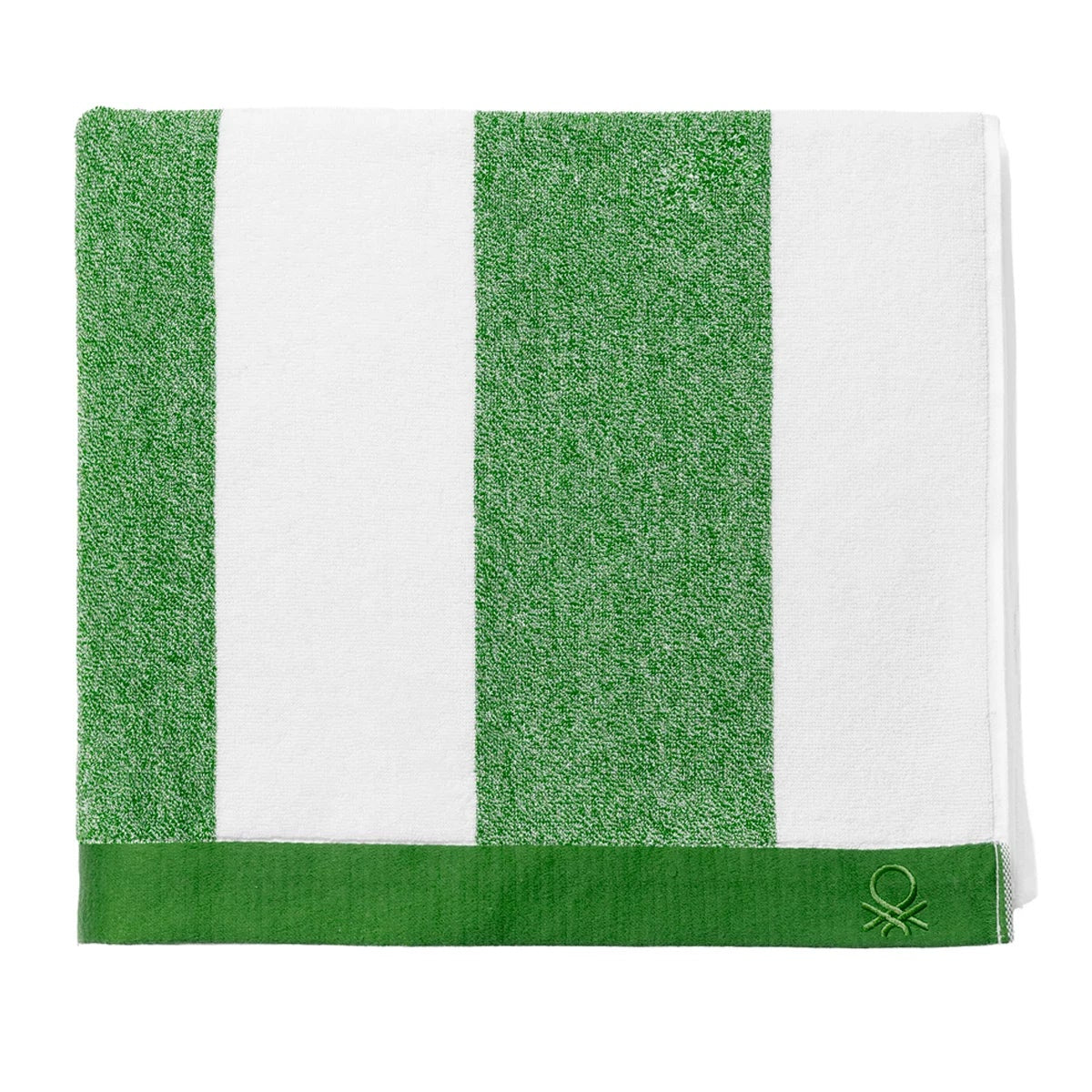 Benetton Green Soft & Absorbent Pool Beach Towel 90x160cm 100% Cotton 450GSM