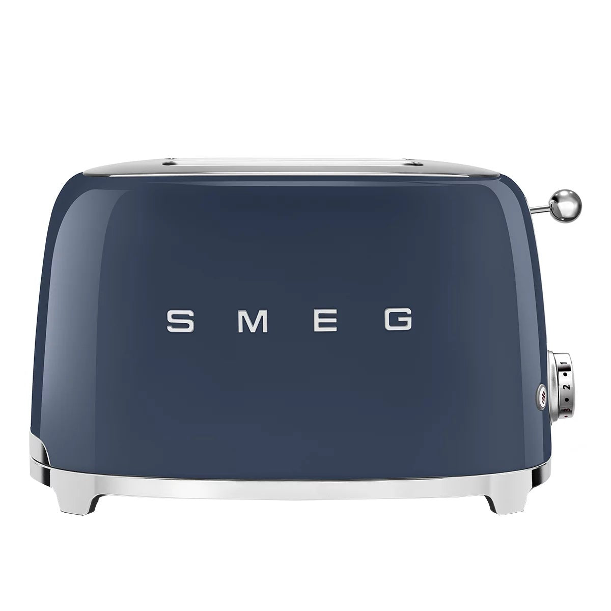 Smeg 50s Retro 2 Slice Toaster Navy Blue Gloss Finish With 6 Browning Levels