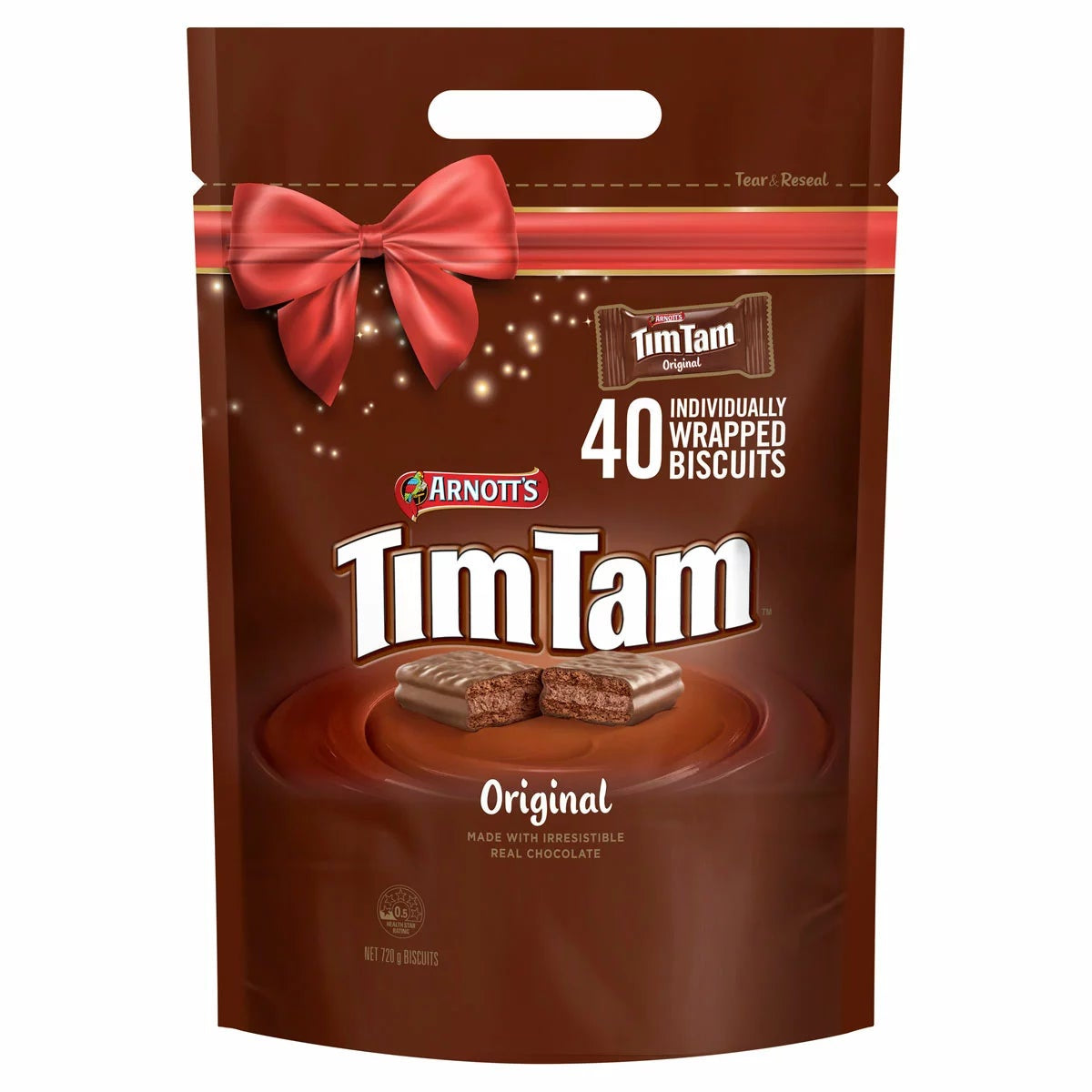 Arnott's Tim Tam Original Chocolate Biscuits 720g x 2 Packs 1.44kg