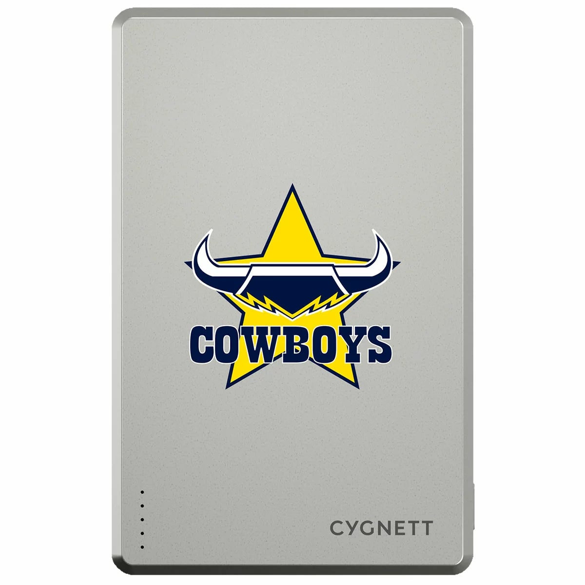 Cygnett NRL 5K Mag Power Bank Cowboys 5000mAh Wireless 20W USB-C