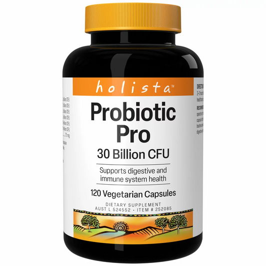 Holista Probiotic Pro 30 Billion CFU 120 Caps Multi Strain Probiotic Gut Support