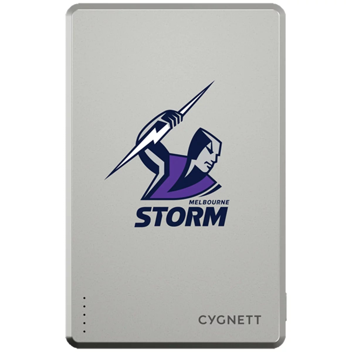 Cygnett NRL 5K Mag Power Bank Melbourne Storm 5000mAh Wireless 15W CY5832PBCHE