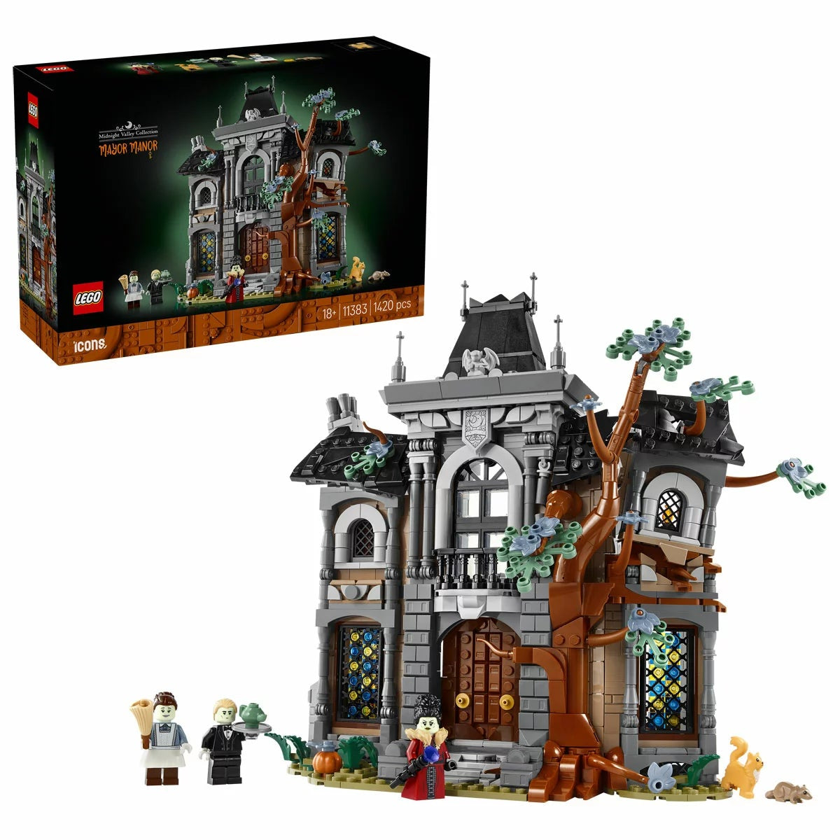 LEGO Mayor Manor 11383 Midnight Valley 1420 Piece Haunted House Building Set