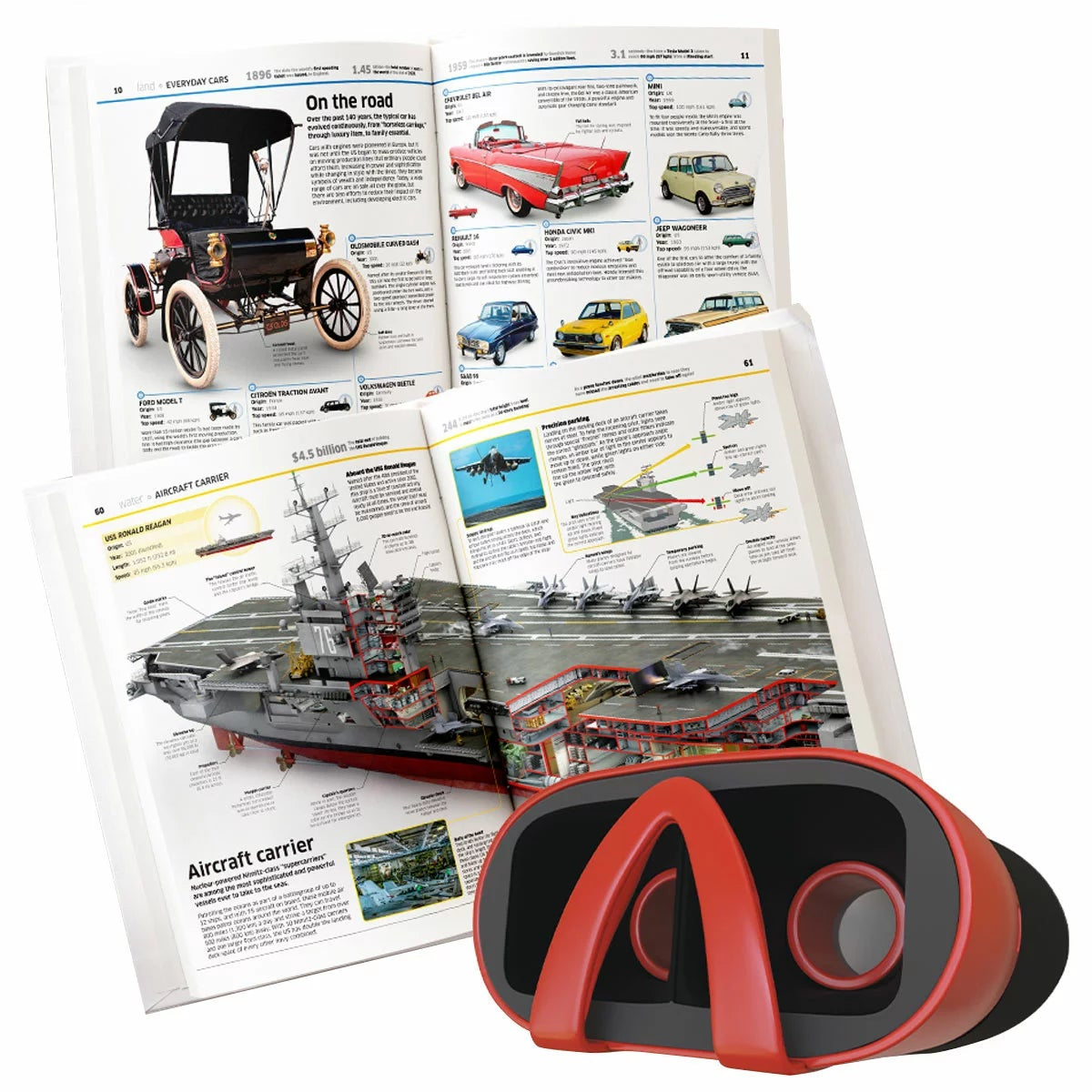 Abacus VR Transport Gift Box DK Book VR Goggles 3D Race Car Puzzle Kids