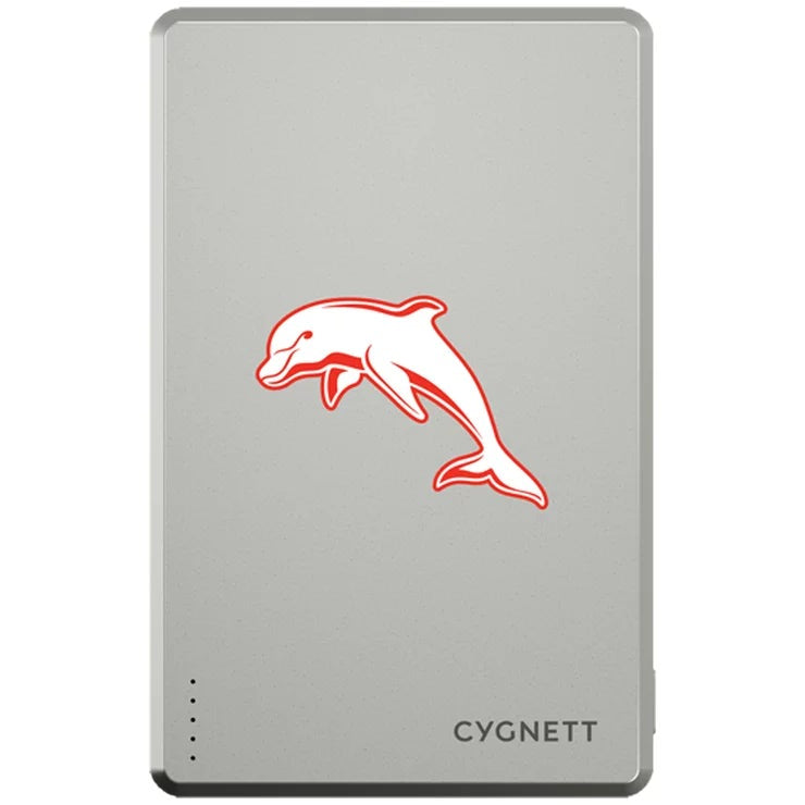 Cygnett NRL 5K Mag Power Bank Dolphins 5000mAh Wireless 20W USB-C