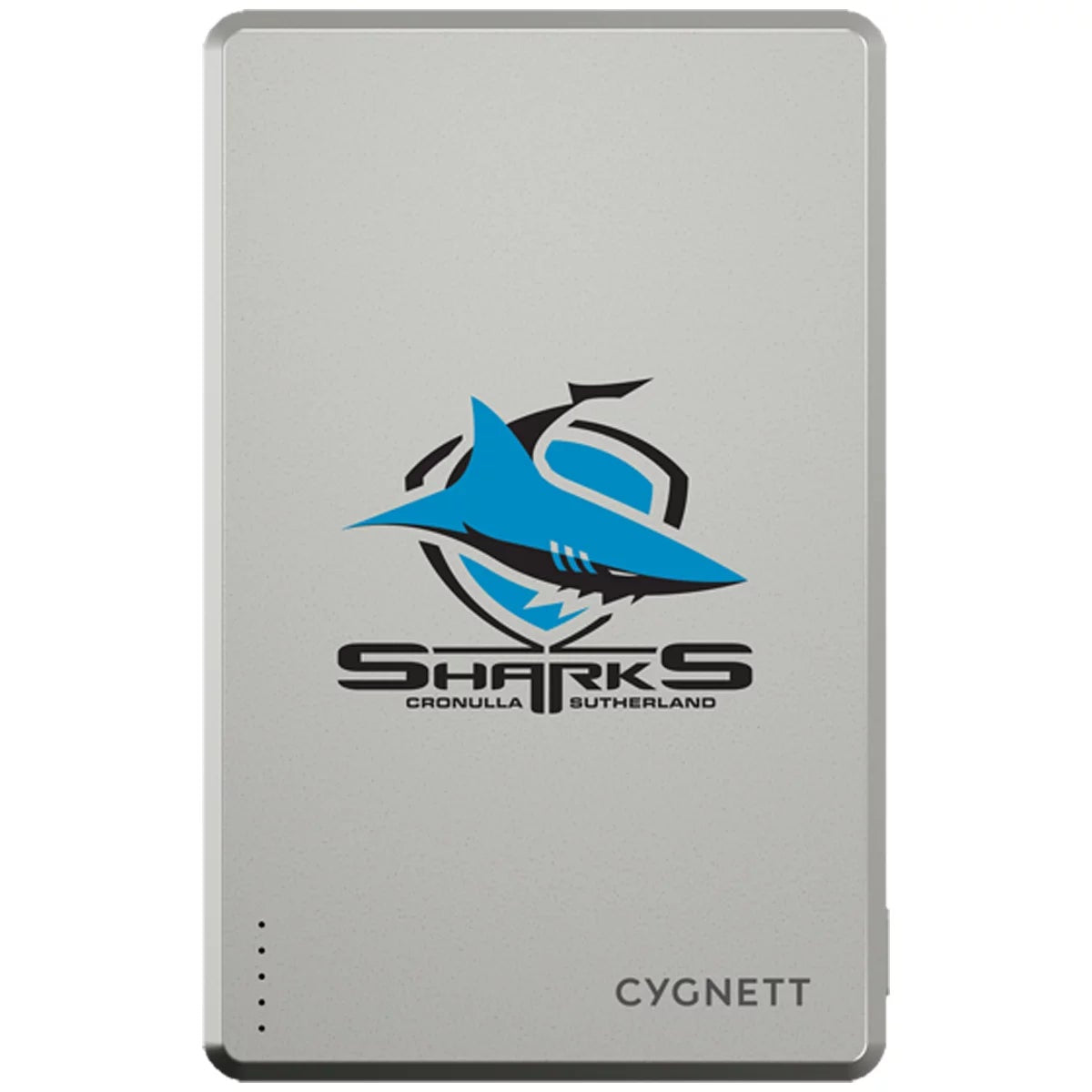 Cygnett NRL Cronulla Sutherland Sharks Magnetic Power Bank 5000mAh