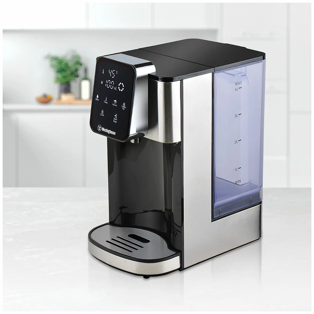 Westinghouse Instant Hot Water Dispenser 4L WHIHWD04SS W/ Removeable Drip Tray