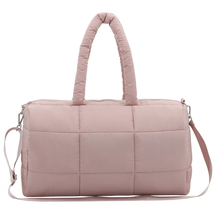 Mytagalongs Cloud Duffle Bag Blush Lightweight Weekender Gym Travel Bag