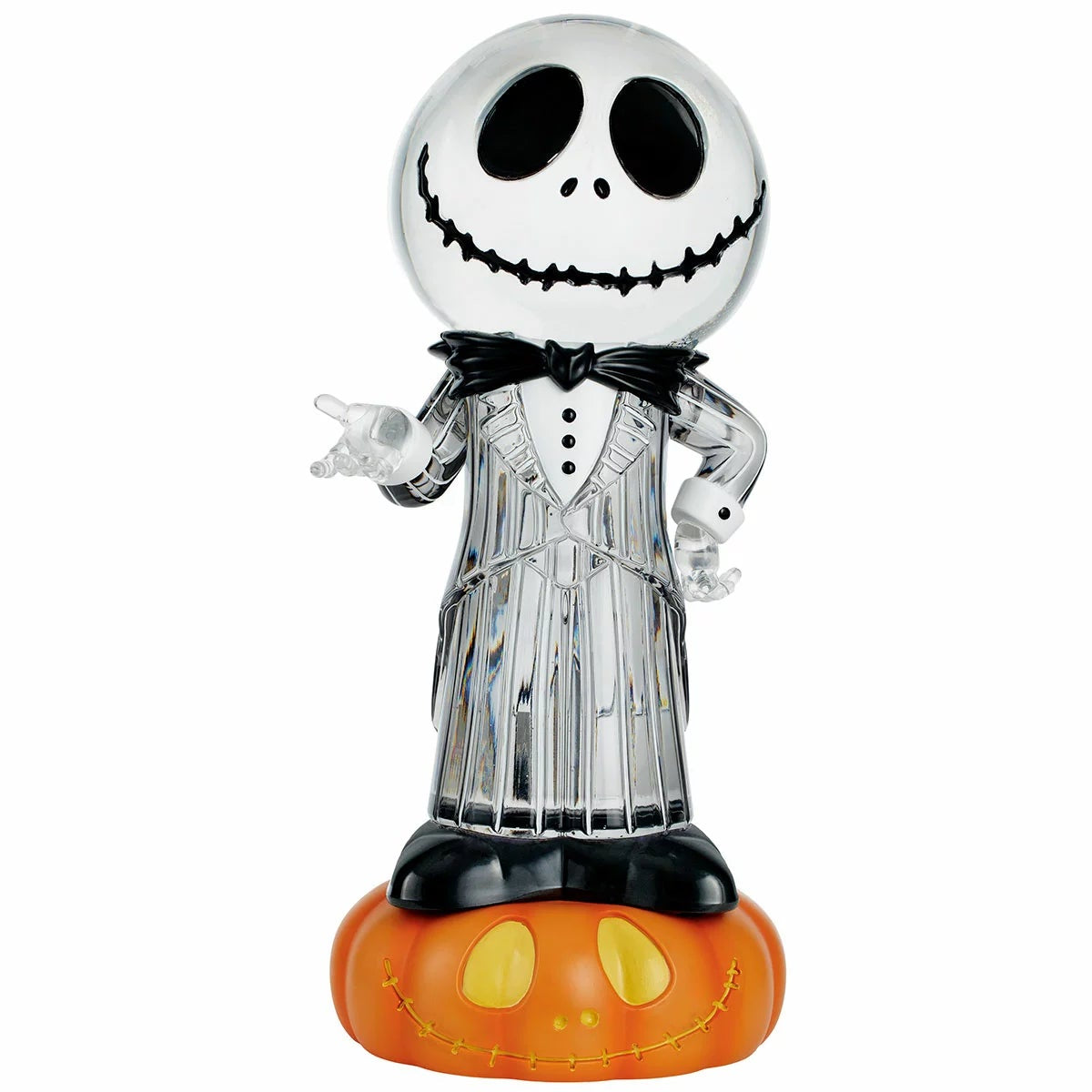 Jack Skellington Halloween Spinning Glitter Effect Lantern LED Disney 16 Inch
