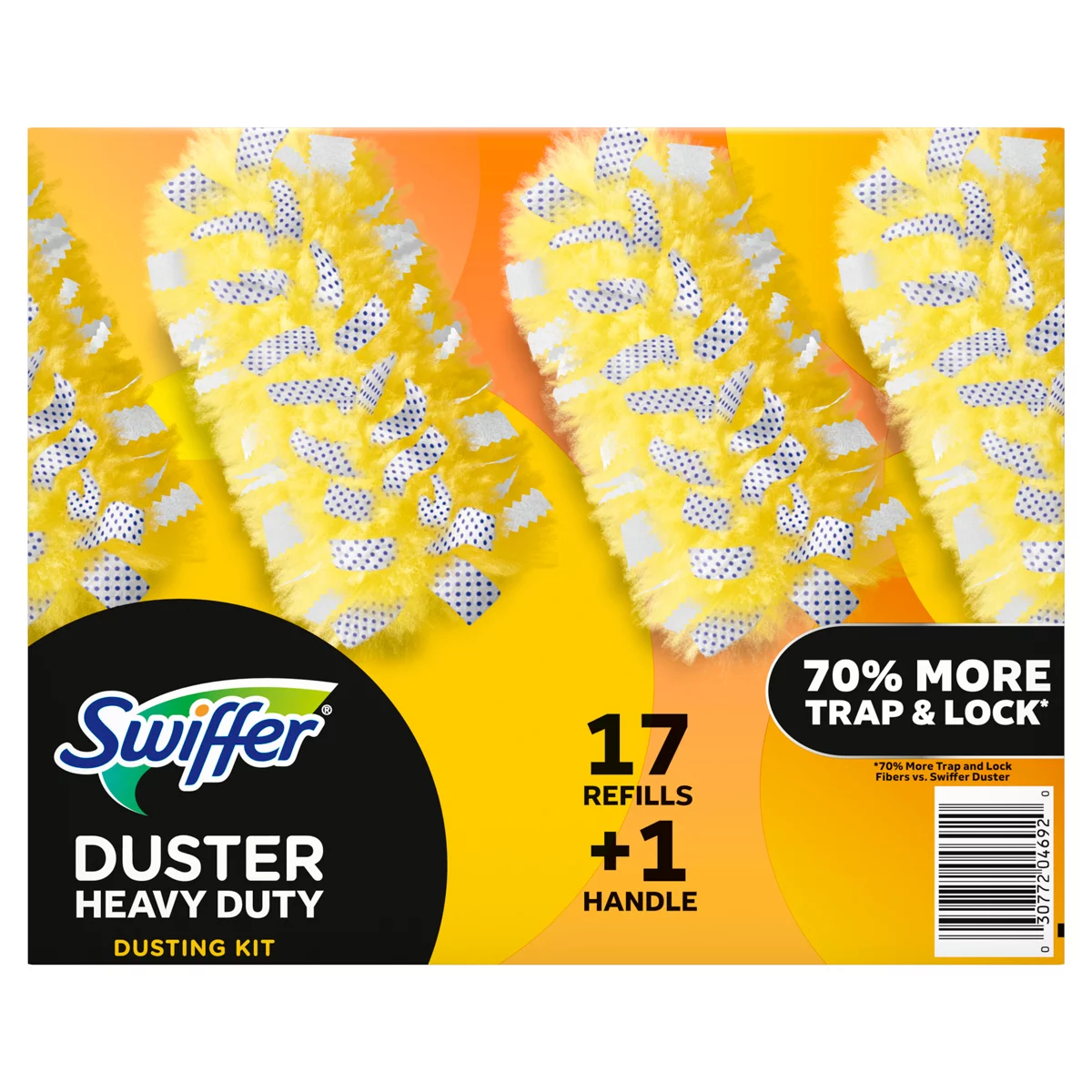 Swiffer Heavy Duty Duster Starter Kit 17 Refills 360° Dust Trap Cleaning System