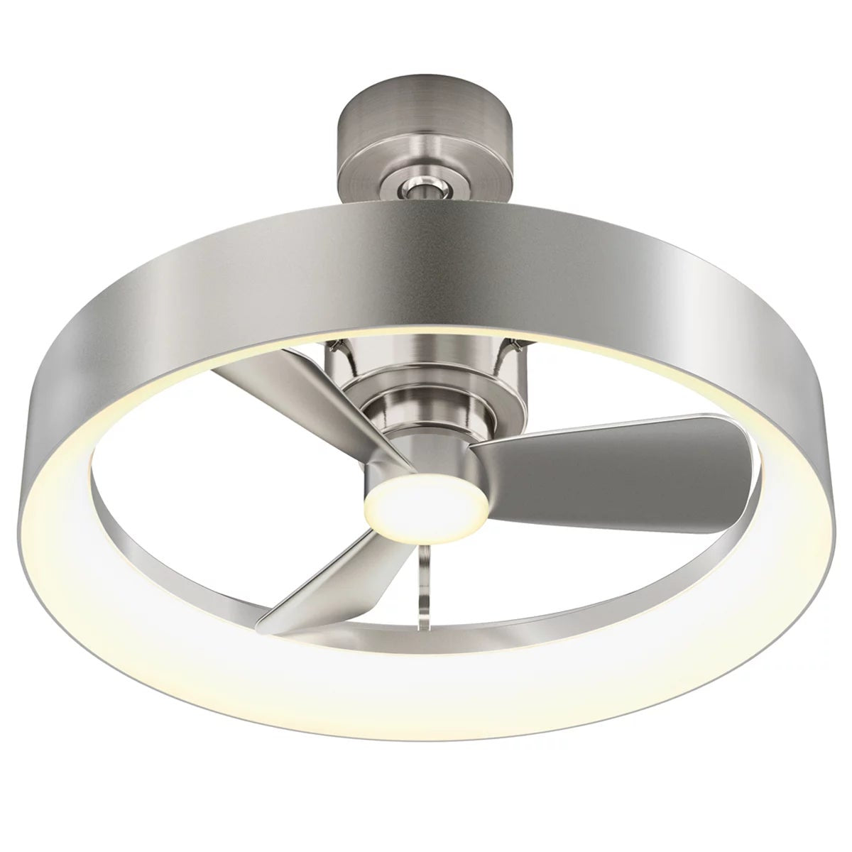 Artika Austin 58cm LED Ceiling Fan Brushed Nickel Remote 2000 Lumens 3 Speeds