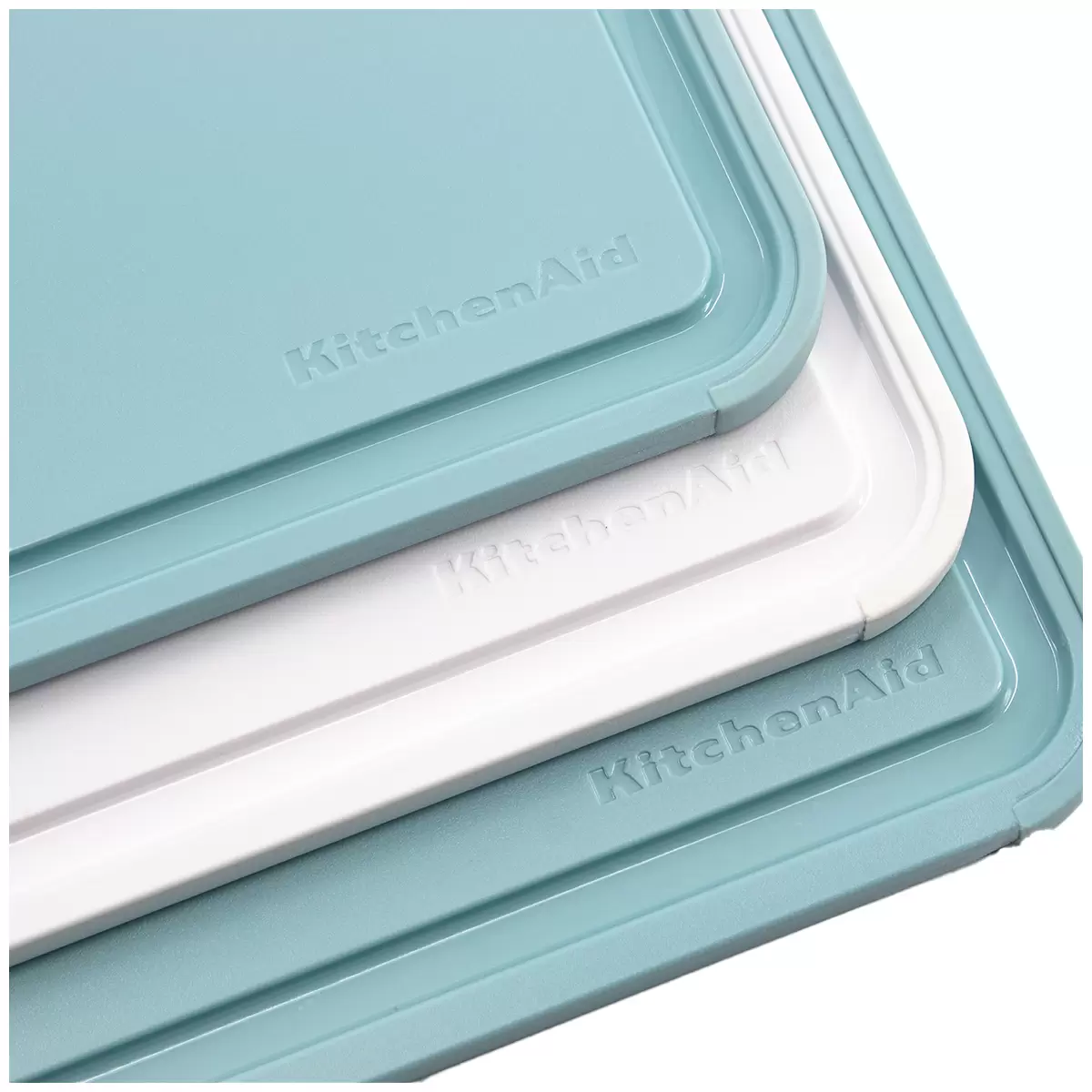 KitchenAid Non-Slip Cutting Boards 3 Piece Set White- Free Shipping
