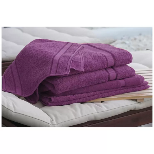 Kingtex 7 Piece Combed Cotton Bath Sheet Towel Set Shiraz Soft Absorbent Towels