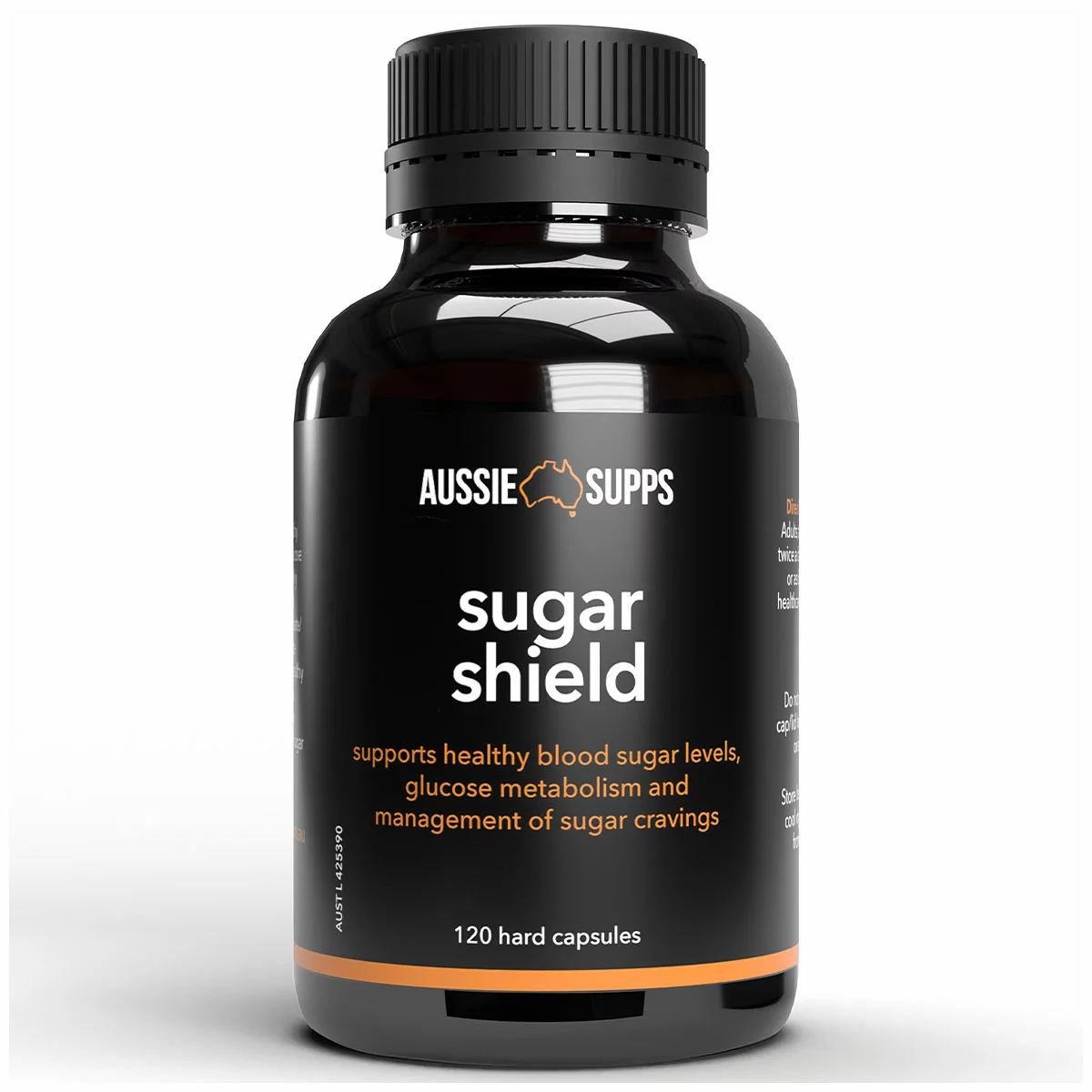 AussieSupps Sugar Shield Capsules 120 Count Healthy Blood Sugar Support Formula