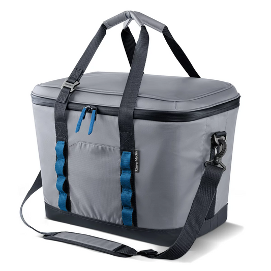 CleverMade Pacifica Pro Max 50 Can Collapsible Cooler Gray Leakproof Cooler