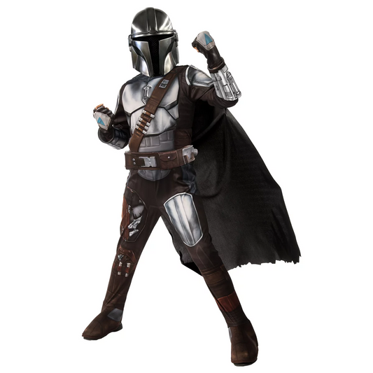 Rubies The Mandalorian Boys Costume AU 9-10 Official Star Wars Licensed