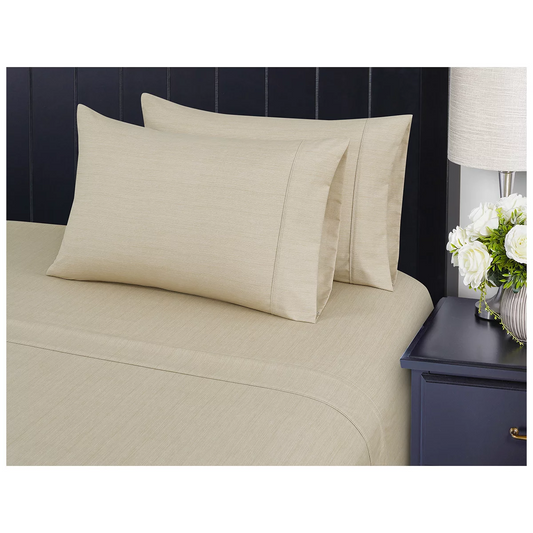 South Point Home Fashions Poly Flannel Sheet Set 6 Piece King Textured Stripe