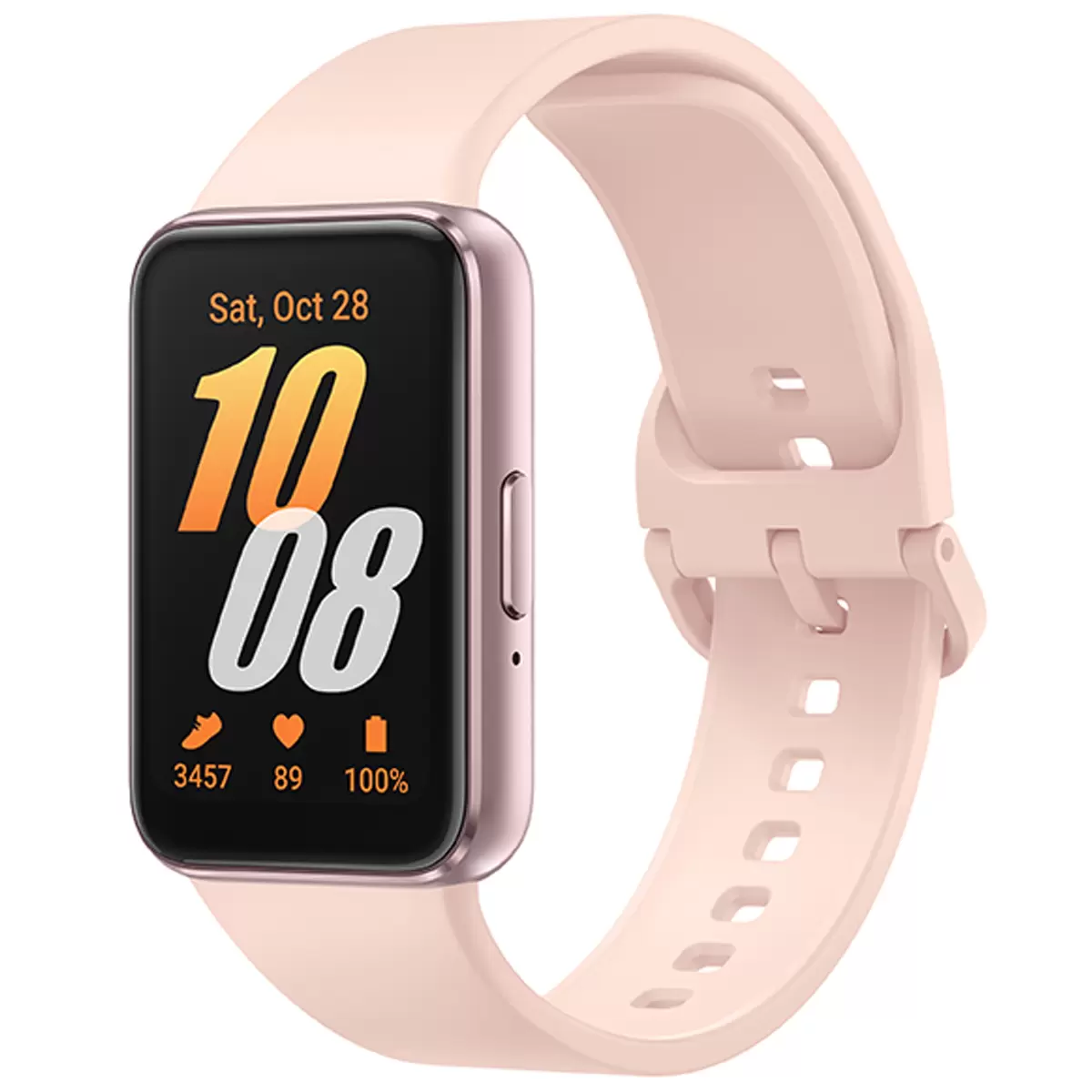 Samsung Galaxy Fit3 Bluetooth Fitness Watch AMOLED Display Pink Gold Wearable
