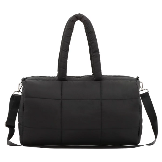 Mytagalongs Cloud Duffle Bag Black Lightweight Weekender Gym Travel Bag