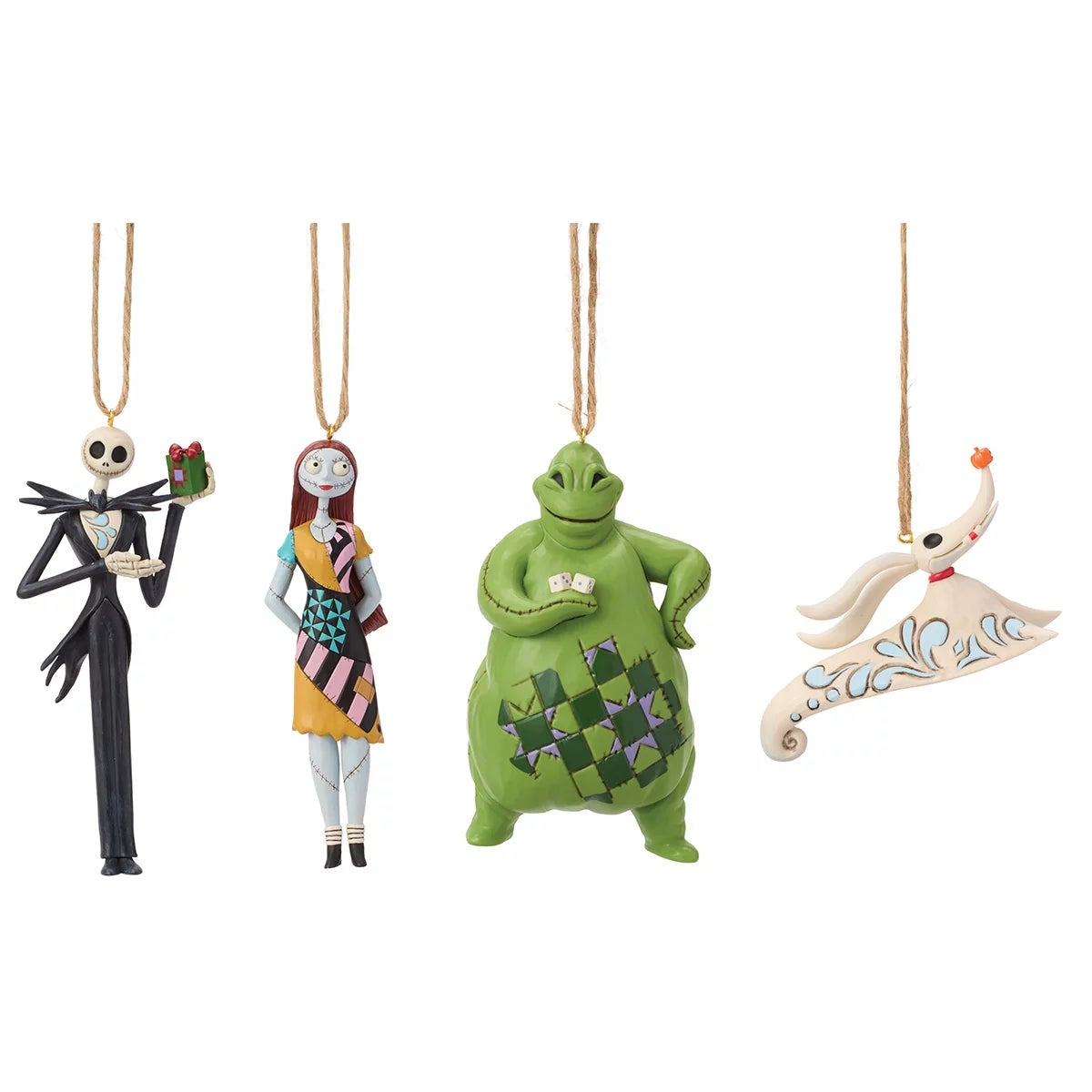 Nightmare Before Christmas Jim Shore 4 Piece Christmas Ornaments