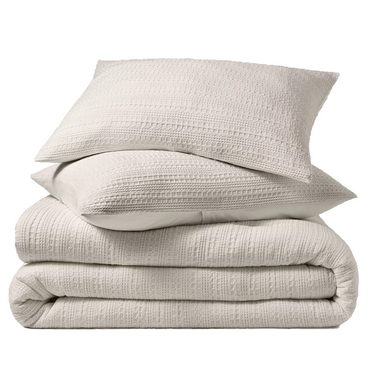 Evergrace Home Queen Comforter Set 3 Piece Beige Soft Bedding Set