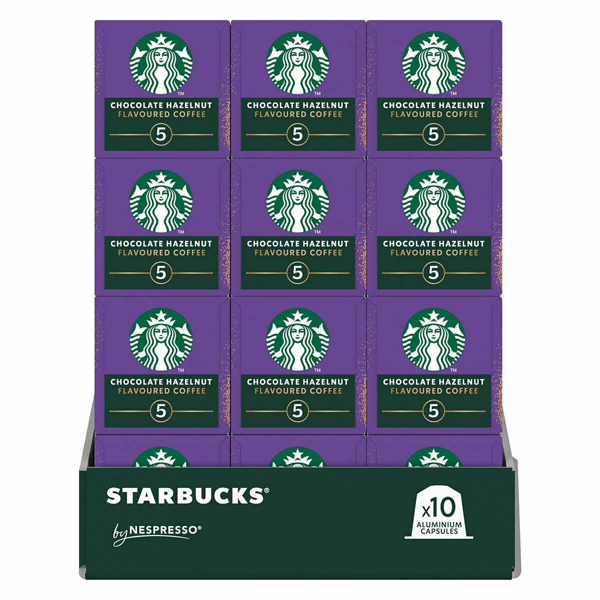 Starbucks Nespresso Chocolate Hazelnut Coffee Capsules 120 Pack Blonde Roast