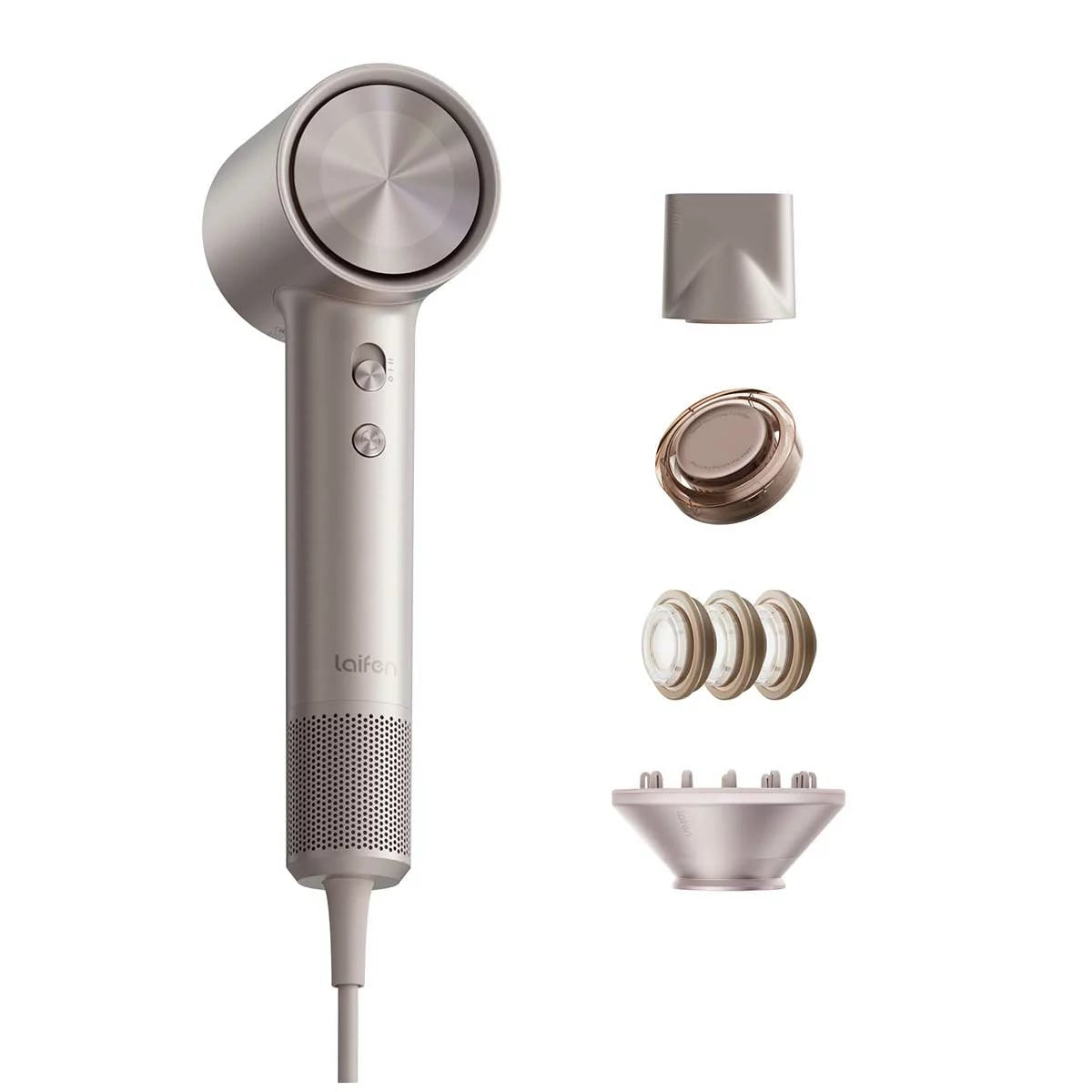 Laifen Swift 4 High Speed Hair Dryer Platinum Nourishing Mode 1400W 3 Nozzles