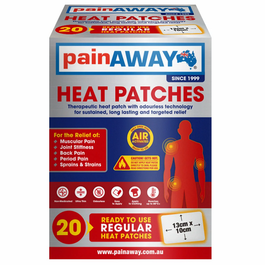 Pain Away Therapeutic Patches 20 Count Muscle Back Neck Joint Pain Relief