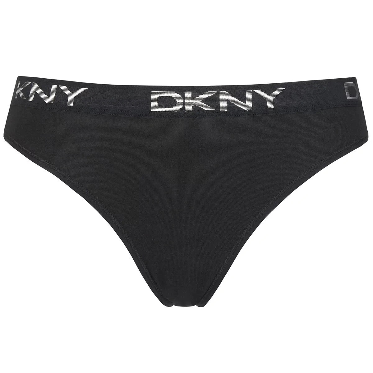 DKNY Women's Bikini Brief 4 Pack Black Small Cotton Stretch Underwear