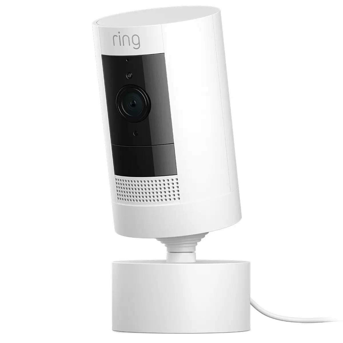 Ring Stick Up Cam 2 Pack Outdoor Camera 1080p Pan Tilt Mount White