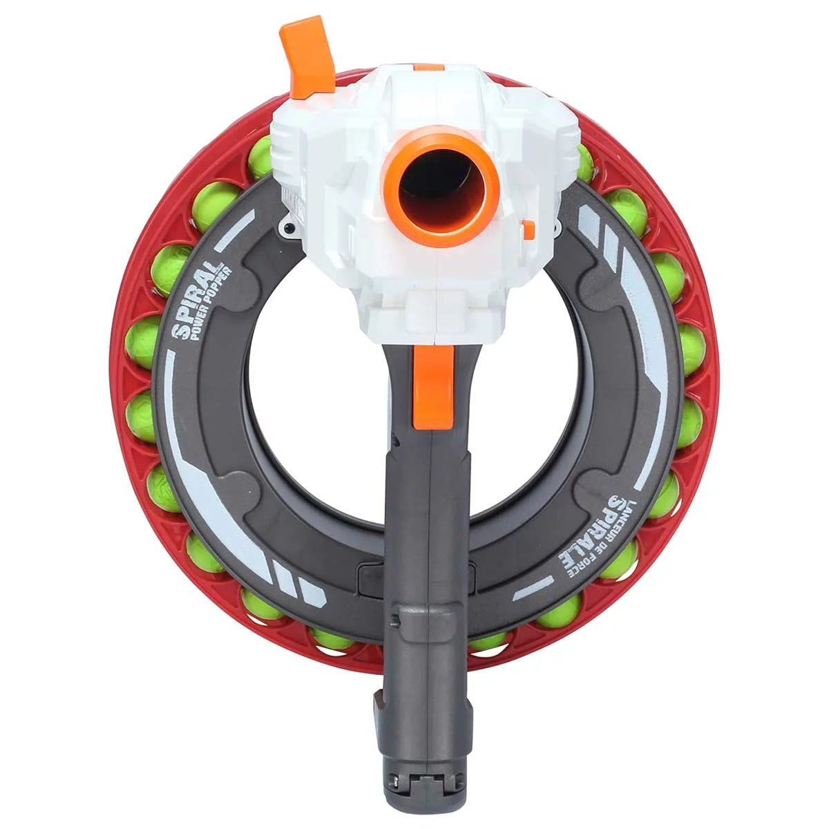 Zing Spiral Power Popper Red Rechargeable Automatic Blaster with 40 Soft Foam