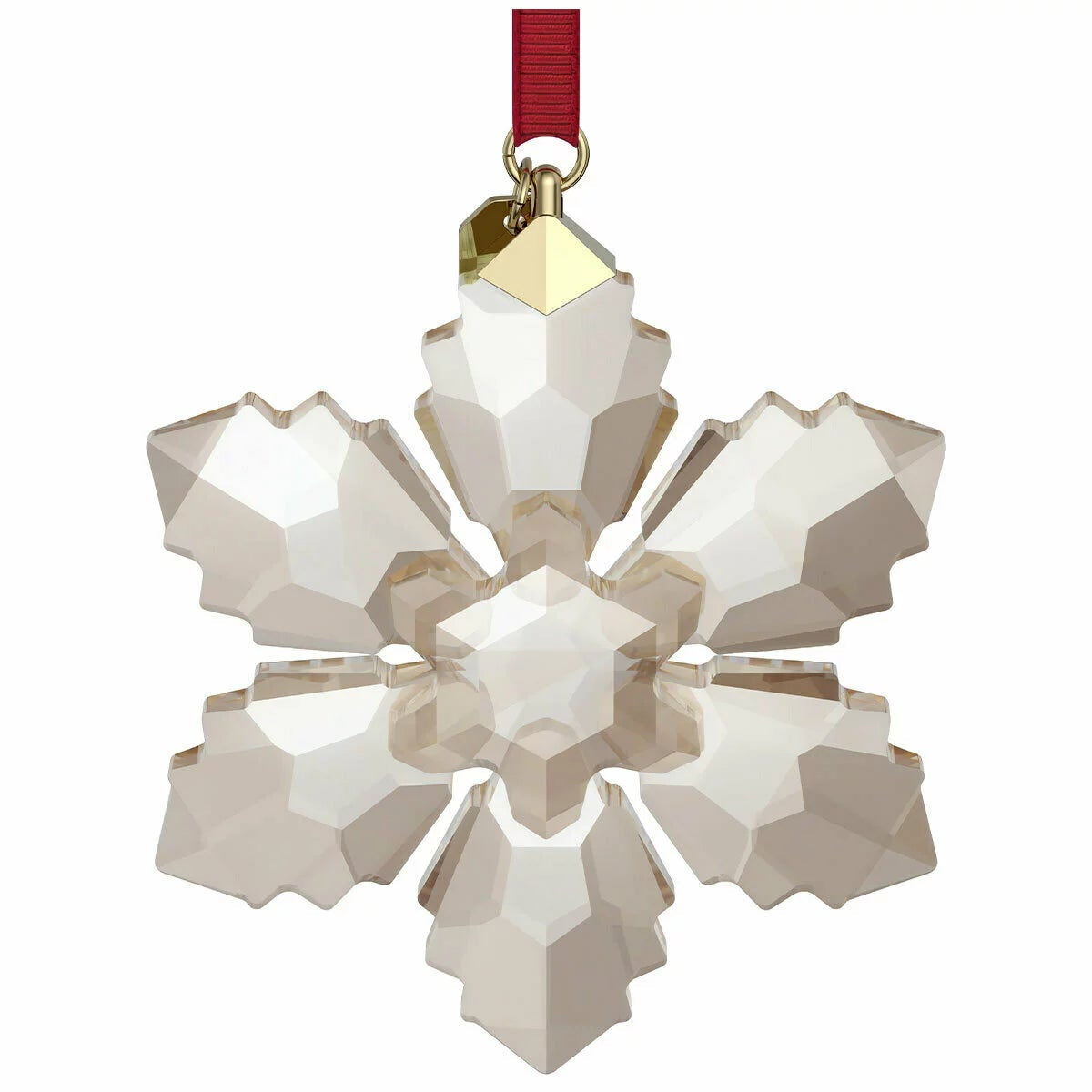 Swarovski Annual Edition Festive Ornament 2026 Golden Shadow Crystal Snowflake