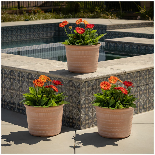 Trendspot Forum Planters 3 Pack Terracotta