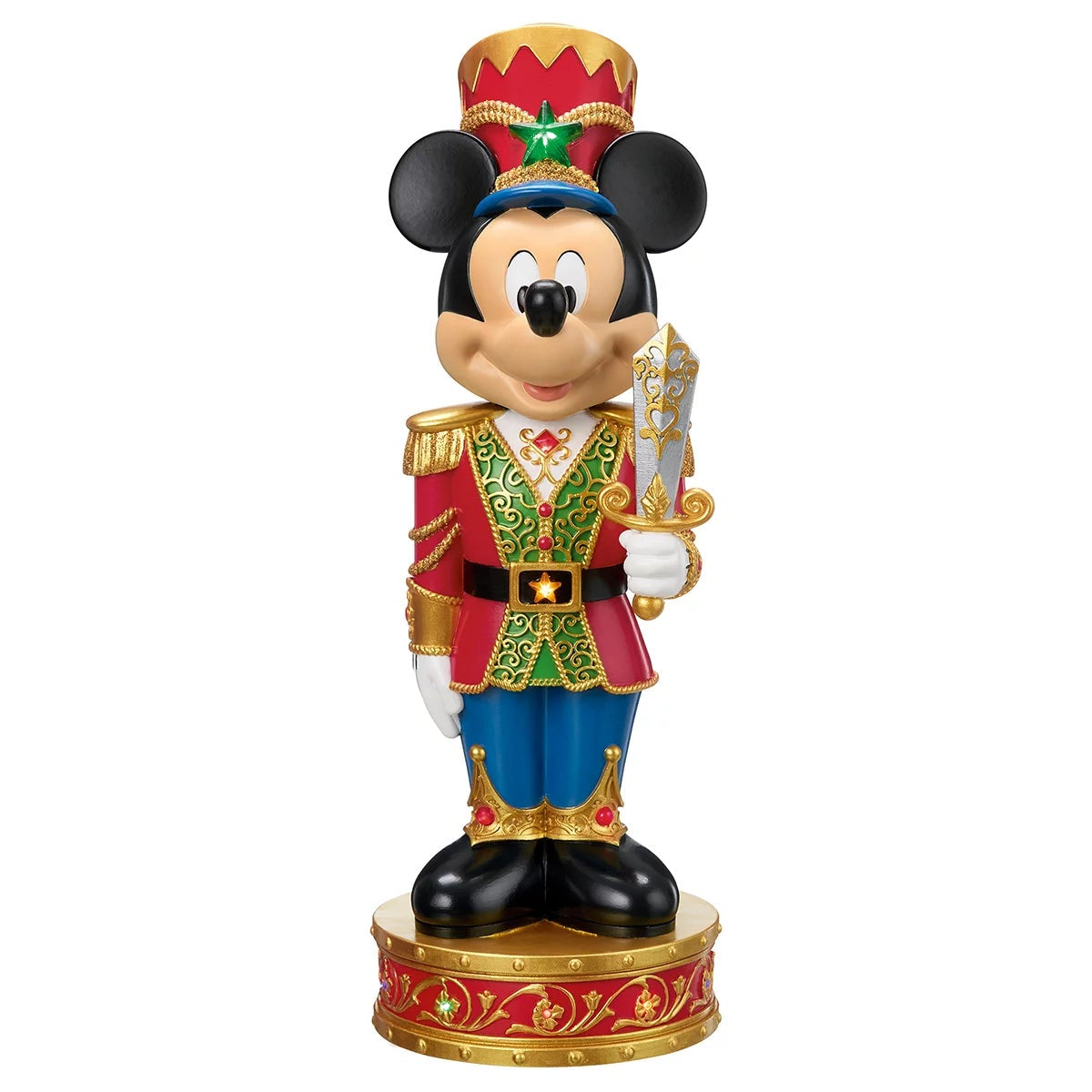 Disney Christmas Decoration Nutcracker 2 Pack 38cm Mickey & Goofy Illuminated