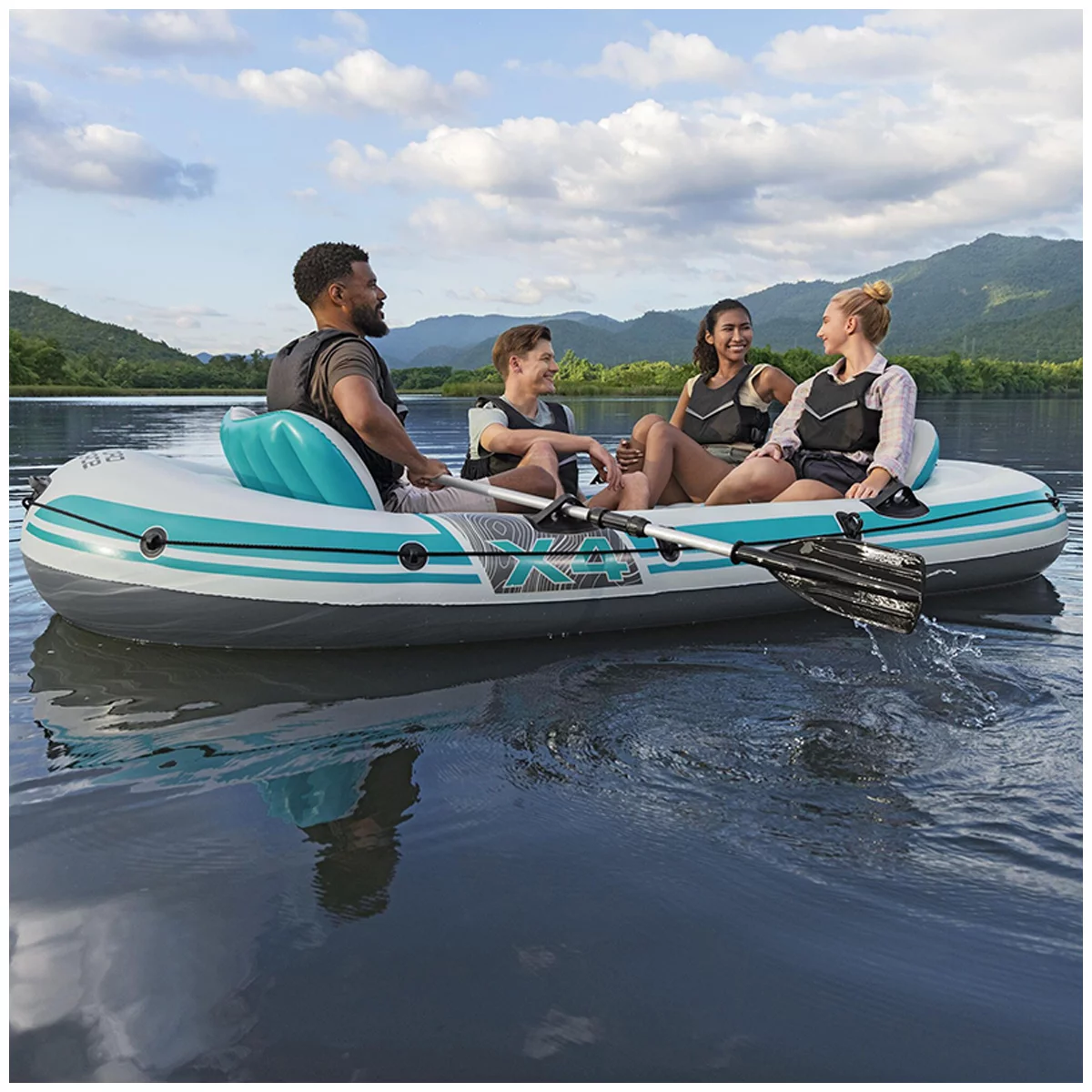 Bestway Hydro-Force Adventure Elite X4 Inflatable Raft Set 3.15m
