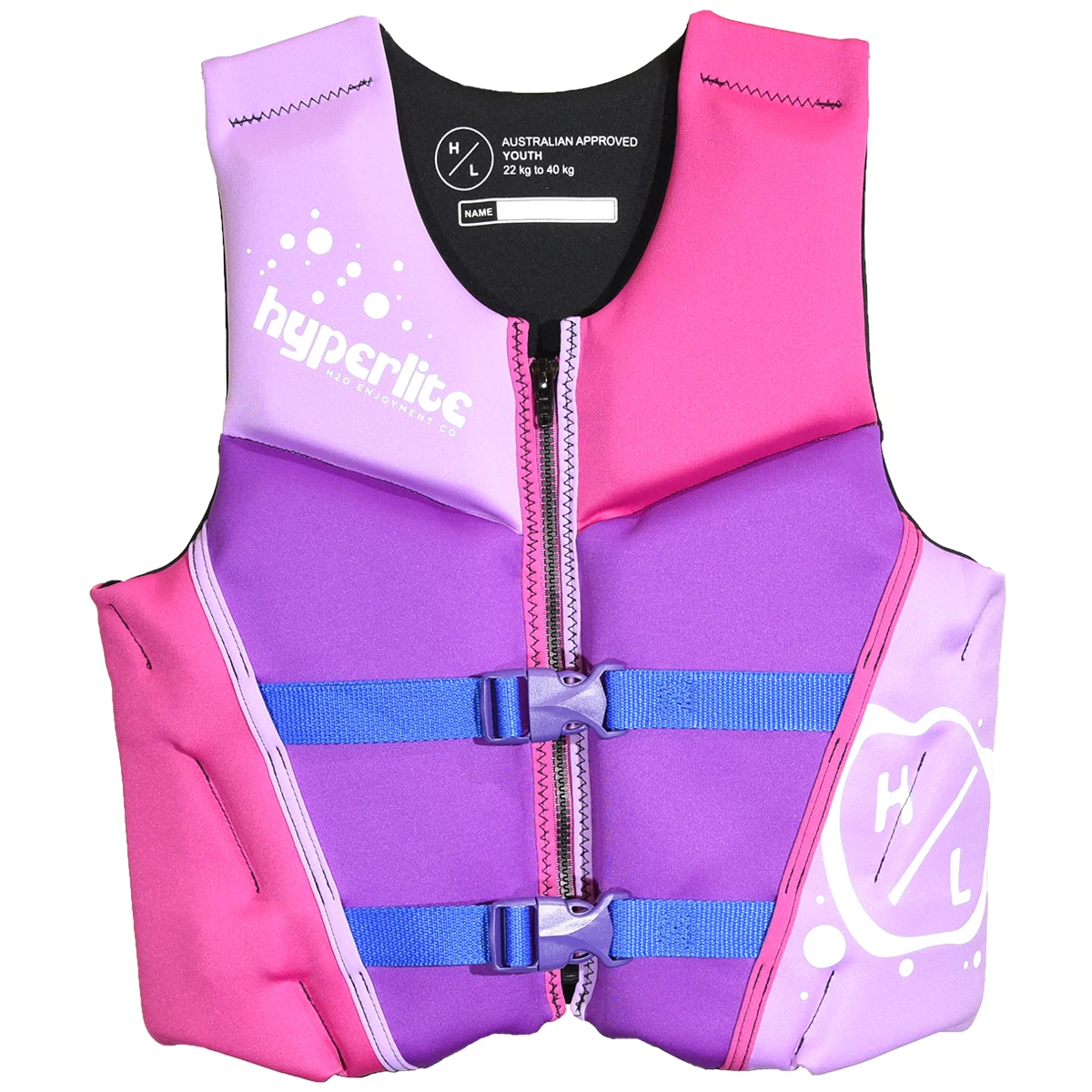 Hyperlite Junior Youth Life Vest Jacket Swimming Ski Boat for 22-40Kg - Girls