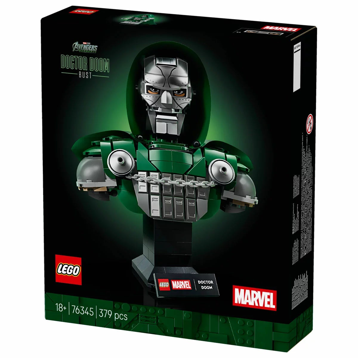 LEGO Marvel Doctor Doom Bust 76345 Adult Collectible Display Set 379-Piece