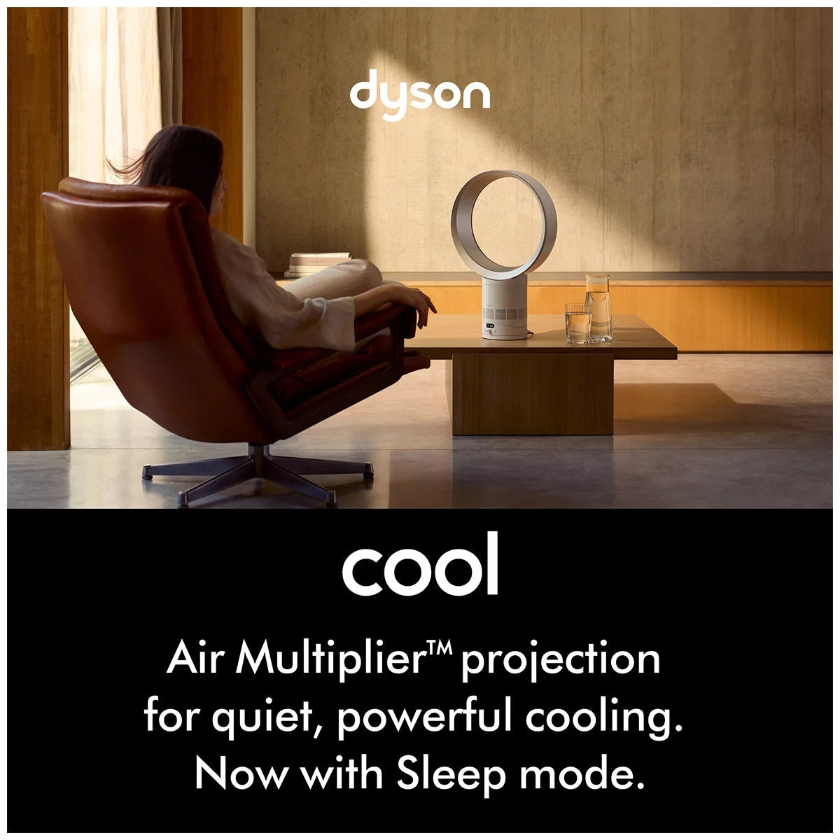 Dyson Cool CF1 Bladeless Desk Fan White Silver WiFi App Control 494659-01