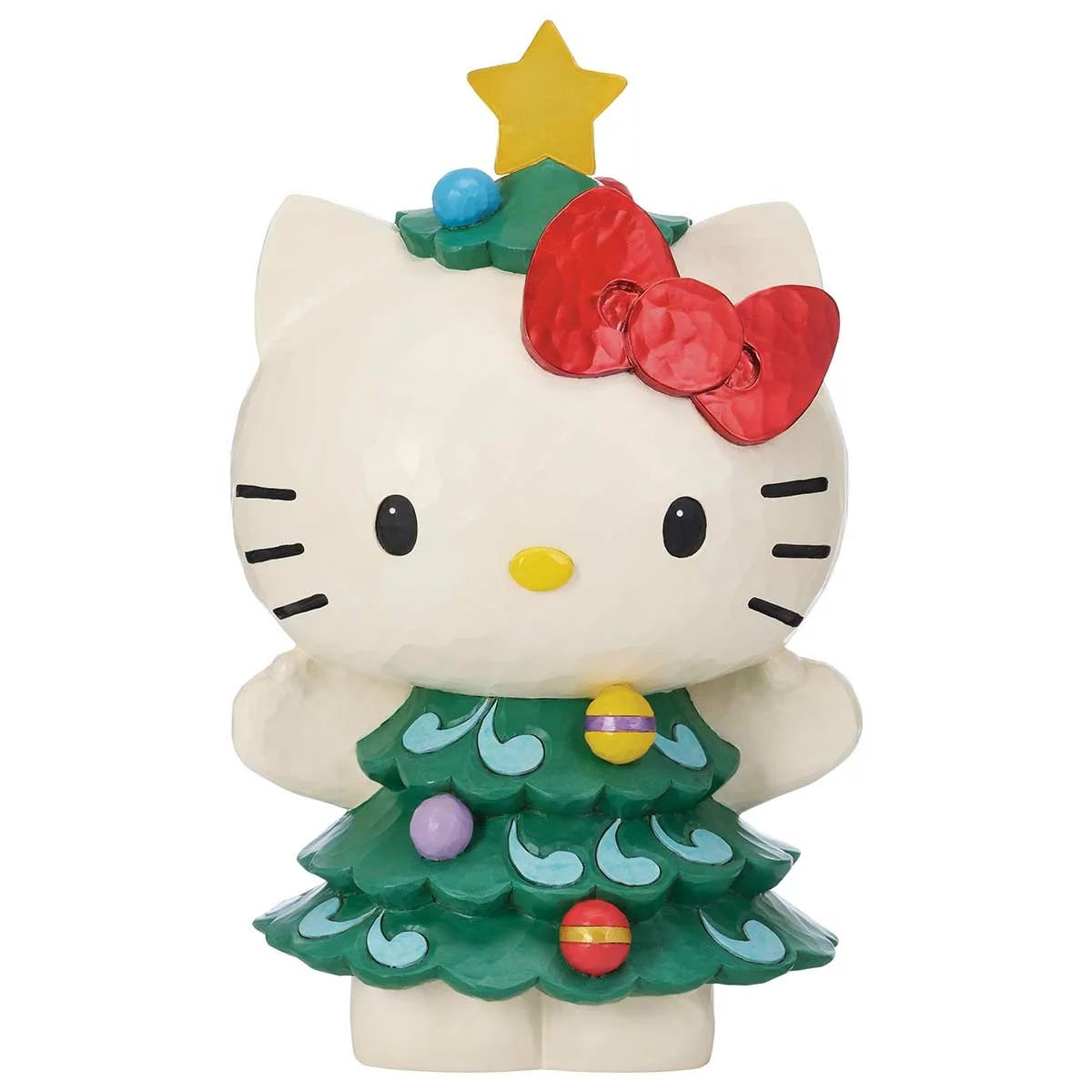 Jim Shore Hello Kitty Christmas Tree 37cm LED Light Sanrio Decor 3 AA Batteries